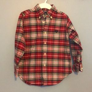 Red Plaid Dress Shirt
